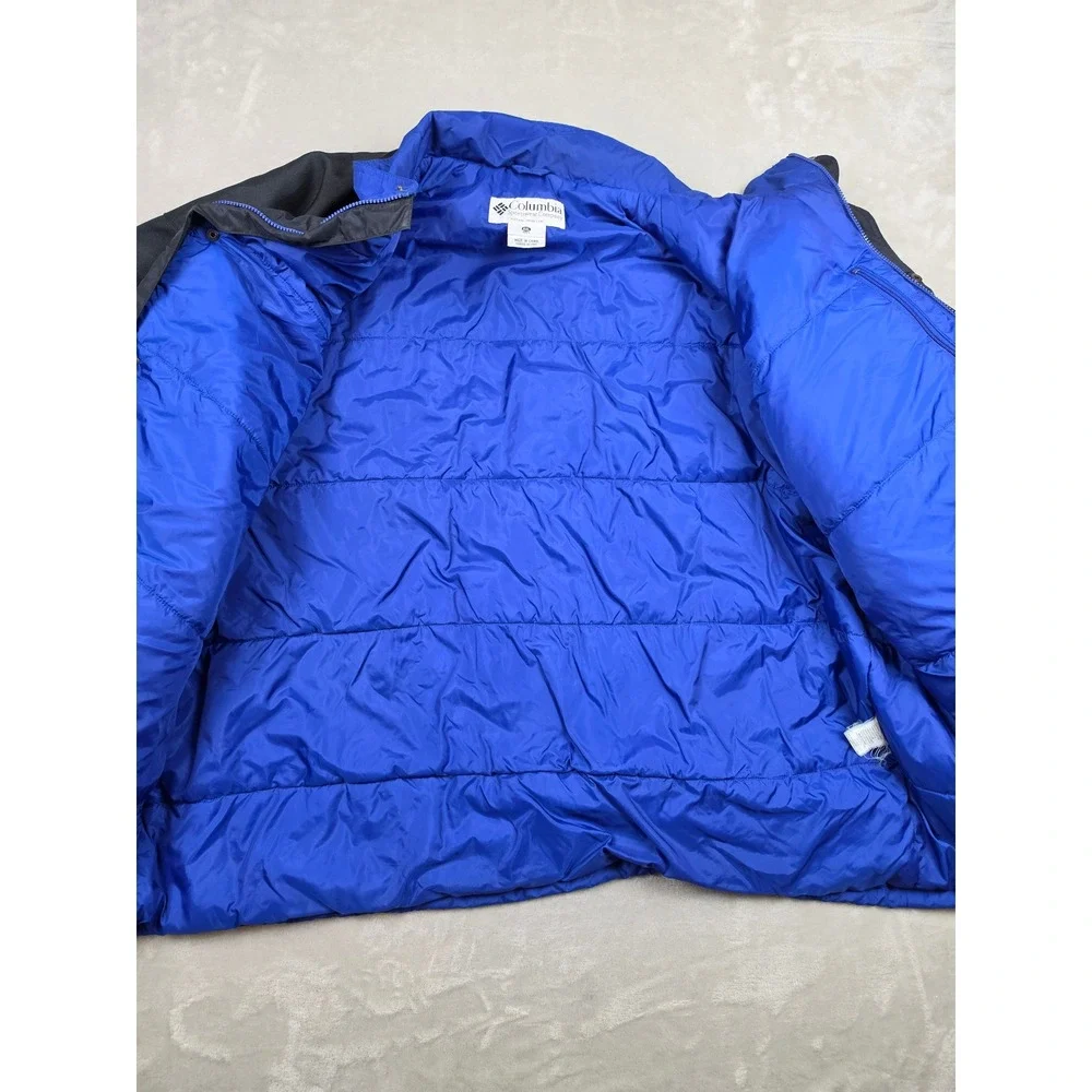 Columbia Insulated Coat Jacket Mens 4XL Blue XS5172 Full Zip Outdoor Hiking